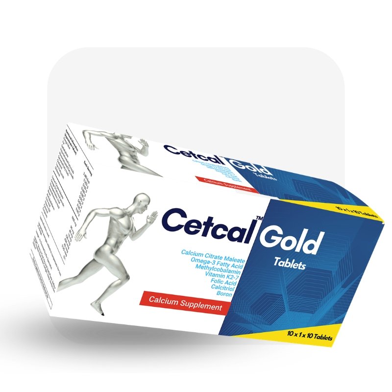 Cetcal Gold Premium Calcium Citrate Maleate Complex Complete Bone Care by MDPL India